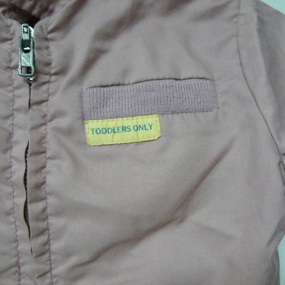 80s Toddlers Only old rose light jacket US made - Picture 2 of 4